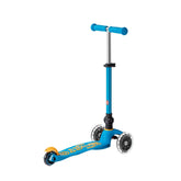 Micro Mini Scooter Deluxe Foldable 3 Tekerlekli Scooter LED Ocean Blue